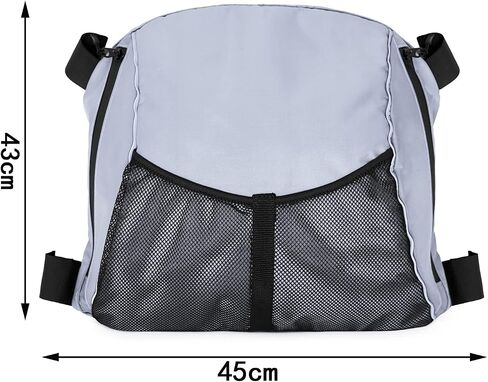 Kayak Seat Back Storage Bag, Portable 600D Oxford Waterproof Organizer Adjustable Adhesive Straps Mesh Pouch for Marine Kayaking Chair Backrest Seat in Saudi Arabia