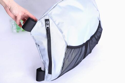 Kayak Seat Back Storage Bag, Portable 600D Oxford Waterproof Organizer Adjustable Adhesive Straps Mesh Pouch for Marine Kayaking Chair Backrest Seat in Saudi Arabia