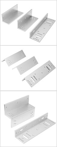 Electromagnetic Lock with Z and L Bracket 1200LBS 500KG Holding Force Electric Magnetic Door Lock 12V Fail Safe NC Mode for Access Control System in Saudi Arabia