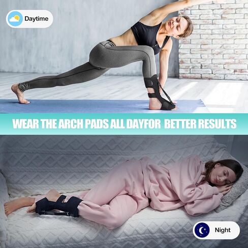 Plantar Fasciitis Night Splint:Plantar Fasciitis Relief Brace for Women Men with Arch Support,Adjustable Straps Plantar Fasciitis Night Splint Relief Plantar Fasciitis,Foot Drop,Black in Saudi Arabia