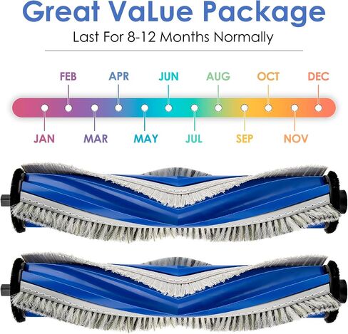 (10 Pieces) Side Brushes Replacement Parts Compatible with ECOVACS DEEBOT T30 Pro Omni/ T30 Omni/ T30S/ T30S Combo/ Yeedi M12 Pro+ Robot Vacuum, Edge Sweeping Brushes, Corner Brush Accessories Kit in Kuwait