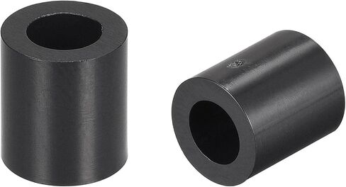 uxcell ABS Round Spacer Washer ID 4.2mm OD 7mm L 2mm Plastic Standoff for 3D Printer TV Wall Mounting Electrical Outlet, Black, 300Pcs in Saudi Arabia
