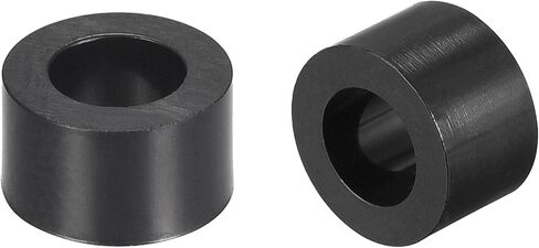 uxcell ABS Round Spacer Washer ID 4.2mm OD 7mm L 2mm Plastic Standoff for 3D Printer TV Wall Mounting Electrical Outlet, Black, 300Pcs in Saudi Arabia