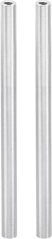 PATIKIL 2pcs M3 Aluminum Spacers,M3 Metal Spacer Aluminum 3mm ID x 5mm OD x 80mm L Threaded Spacer Screw Standoff Round for RC Car Drones Motherboard,Silvery in Saudi Arabia