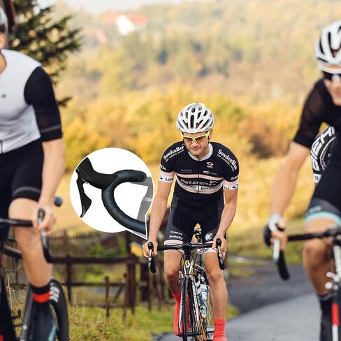 2PCS Durable Bike Handlebar Tapes, Anti-Slip Grip & Comfort, Shock-Absorbing Design for Road, Mountain & Racing Bikes, Easy Installation in Saudi Arabia