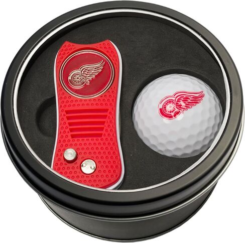 Team Golf NHL Gift Set Switchblade Divot Tool with Double-Sided Magnetic Ball Marker & Golf Ball, Patented Single Prong Design, Less Damage to Greens, Switchblade Mechanism in Saudi Arabia