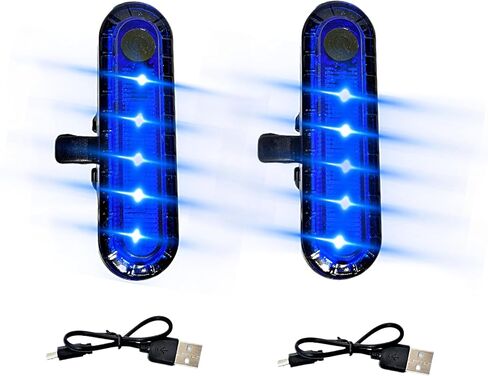 LED Boat Light,LED Navigation Lights Kit for Boat Kayak, Stern Lights Battery operated, Rechargeable LED Lights, Bike Tail Light, 4 Light Options (blue) in Saudi Arabia