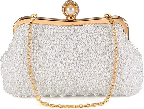 Ayliss Women Rhinestone Handbag Clutch Evening Purse Bag Bowknot Bridal Crossbody Shoulder Sparkling Prom Party in Kuwait