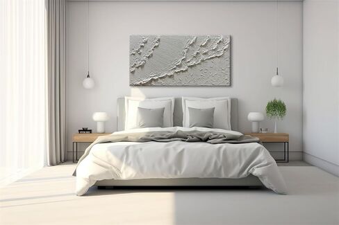 zoinart رسمت باليد قماش جدار الفن كبير محكم 60x30 بوصة مجردة الحديثة موجة البحر اللوحة الكوارتز الرمال الأسود والأبيض فن الشاطئ لغرفة المعيشة غرفة نوم جدار ديكور in Kuwait