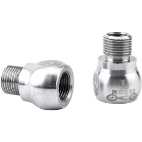 DYNWAVE 1 Pair Bike Pedal Extender Adapters Extension Screws