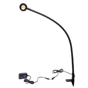 High Intensity Cob Led Spot Light 500 Lumens w/Flexible Adjustable Magnetic/Clamp Base UL List (Clamp Base)