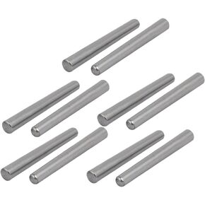 uxcell Carbon Steel GB117 50mm Length 5mm Small End Diameter Taper Pin 10pcs