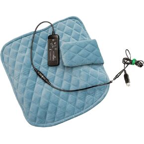 Relaxed Travelers' Bliss Massage Cushion - Massagers - Travel Essentials - Leg and Lower Back Pain Relief - Chair Leg & Back Massager - Custom Settings