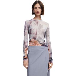 Desigual Women's Woman Flat Knit Thin Gauge Pullover