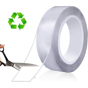 شريط MEMX مزدوج الجوانب لسجلات قصاصات الحرف اليدوية، سهل التمزيق باليد مقاس 3/5 بوصة × 98 قدمًا/لفة × 3 لفات، مثالي كلاصق لتغليف الهدايا، وصناعة البطاقات، ولوازم القرطاسية المدرسية والمكتبية. in Kuwait