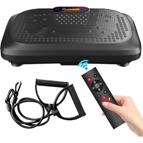 Vibration Plate Exercise Machine,Vibration Plate Platform for Lymphatic Drainage Whole Body Vibration Plate Exerciser,Home Training Equipment for Weight Loss and Body Shaping