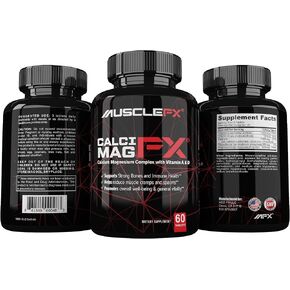 Calcimag FX - Calcium, Magnesium with Vitamin A&D Supplement for Men and Women - Bone, Immune and Eye Support Supplement - Non-GMO - Made in USA