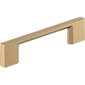 Amerock 10BX37135MB | Matte Black Cabinet Pull | 10-1/16 inch (256mm) Center-to-Center | 10 Pack | Cityscape | Furniture Hardware