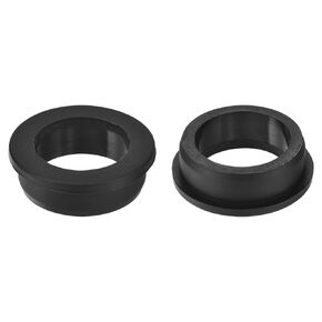 uxcell 2Pcs Rubber Grommets 1-5/8"(42mm) Drill Hole, 1-5/16"(33mm) ID Hole Top Hat Grommet Black Silicone Rubber Hole Plug Gasket for Wiring, Automotive
