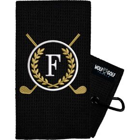 Monogrammed Golf Towel | Personalized Golf Towels for Golf Bags | Custom Golf Towel Golf Gifts | Golf Towels for Golf Bags for Men or Women | Personalized Golf Towel