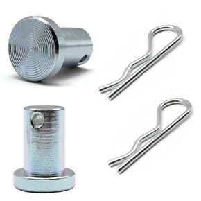 (4) Clevis Lift Pins and (4) Cotter Pins 911-0332 914-04023 for MTD Troy Bilt Lawn Mower