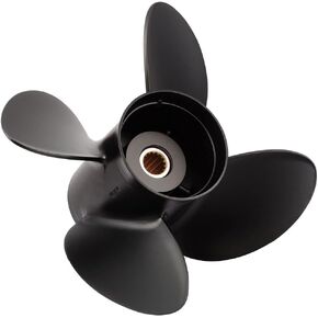 Solas 1513-145-17 Amita 4 Aluminum 4-Blade Propeller - RH, 14.5" Diameter x 17" Pitch x 15-Spline
