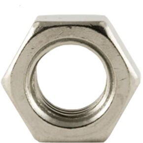 M10-1.50 Hex Nuts (Pack of 10), A2-70 Stainless Steel (304/18-8), Corrosion/Rust Resistant, Coarse Thread Finished Hex Nuts for Screws & Bolts, DIN 934 Metric - by Chipmunk Hardware
