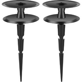 2 PCS Garden Hose Guide Spike,Hose Guide Stake Heavy Duty Pure Metal Hose Roller Guide,Keep Flowering Hose Out of Flower Beds,Rustproof Coated Garden Hose Stake for Yard,Lawn Hose Roller Support