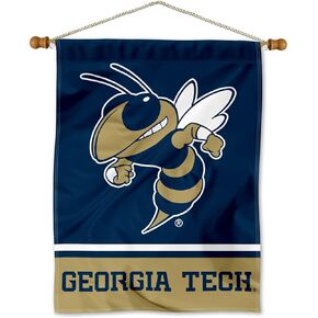 Georgia Tech Yellow Jackets Banner with Hanging Pole