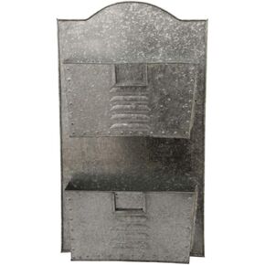 منظم جيب جداري من المعدن المجلفن بطبقتين من بنزارا، رمادي in Kuwait