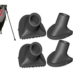 gofidin Universal 4pcs Golf Bag Feet Replacement Golf Bag Stand Rubber Feet Replace for Golf Bag Stand Golf Bag Accessories