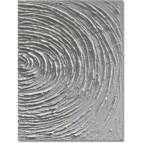 Diathou Art Hand-painted white Thick texture Minimalist Oil painting Modern Abstract art Painting 40x28 Inch Home wall Decoration