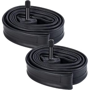 2-PCS 24x1 3/8 Bike Tubes AV32MM Schrader Valve 37-540 Inner Tubes Compatible with 24 x 1 3/8 24x1 3-8 Bike Tire Tubes