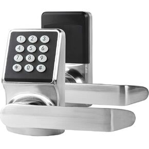 Cielsa Dawn Keypad Door Lock with Handle, Digital Door Lock Door Locks with keypads,Keyless Entry Door Lock with Handle-IC Card and Anti-peep Password- Easy Installation for Home, Hotel