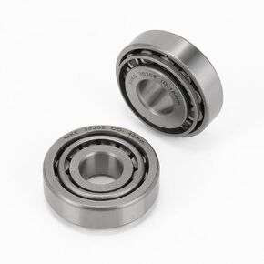 XIKE 2 Pcs 30302 Tapered Roller Bearings 15x42x14.25mm Cone and Cup Set.