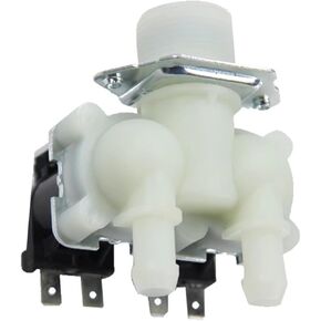 Double-head Inlet Valve FPS-180A 1 in 2 out Solenoid Valve Replacement for LG/Midea/Little Swan/Haier Cylinder Washing Machine