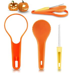 Halloween Pumpkin Carving Kit,Professional Stainless Steel Craft Tools for Halloween Decoration Jack-O-Lanterns,2024 New Pumpkin Carving Set For Kids Or Adults,Pumpkin Decorations Tools