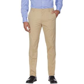 IZOD Men's Saltwater 5-Pocket Straight Fit Chino Pant, Asphalt, 40W X 32L