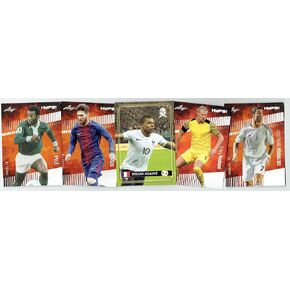 5) Mint Card Lot Pele Messi C. Ronaldo Erling Haaland + Mbappe Rookie HYPE!