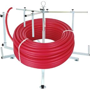 PEX Pipe Uncoiler, Heating Pex Tubing Uncoiler Rack Removable Installation PEX Pipeing Uncoiler For 3/8'' to 1''(1 set)