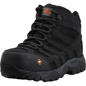 Merrell Moab Vertex منتصف مقاوم للماء مركب عند أصابع القدم أسود 9.5 وات
