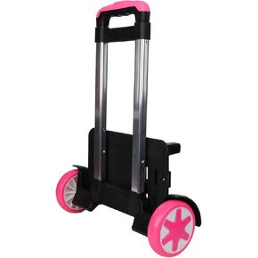Backpack Trolley Trolley Cart Wheeled Cart Luggage Cart with Wheels for Backpack, Men, as described