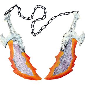 Armory Replicas™ - El Diablo Fantasy Foam Sword Set - Video Game Replica Polyurethane Foam Cosplay War Goddess Blades
