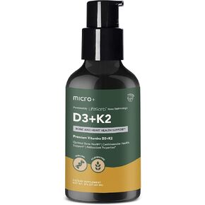 D3K2+ by Micro+ Vitamin Supplement with LifeSorb Technology - Bone Health Support Supplement