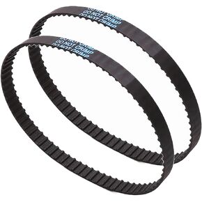 حزام توقيت 140XL، عرض 3/8 بوصة، مسافة 0.2 بوصة، طول 14 بوصة، 140XL037 أحزمة محرك صناعية مطاطية بحلقة مغلقة، حزام ميكانيكي متنوع، حزام بديل للملحقات، حزام مخرطة، قطعتان in Kuwait