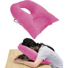 New Upgrade Face Down Pillow After Eye Surgery, Adjustable Height Prone Prone Pillow Face Down Sleep, Retina Lying Pillow, Eye Surgery Support Equipment, Blue