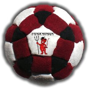 Pandemonium Footbag Avalanche 62 Panels Hacky Sack pro Bag pellets & Iron weigthed at 60g in Saudi Arabia