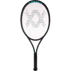 Volkl Team Speed Black/Turquoise | Tennis Racquet | Featuring Vibration Control Handle System | 265g or 9.4oz | Grip Sizes: 0-5