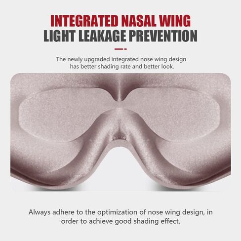Eye Mask for Sleeping, 3D Contoured Sleep Eye Mask with Adjustable Strap, Night Eye Sleep Mask for Lash Extensions, Eye Shade Cover for Traveling Yoga Nap in Saudi Arabia