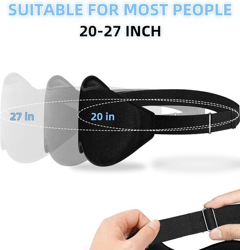 Eye Mask for Sleeping, 3D Contoured Sleep Eye Mask with Adjustable Strap, Night Eye Sleep Mask for Lash Extensions, Eye Shade Cover for Traveling Yoga Nap in Saudi Arabia